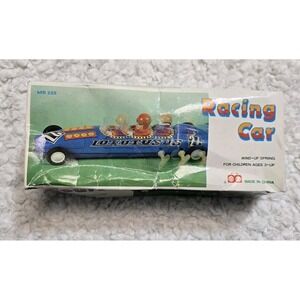 TIN TOY - WIND UP SPRING - RACING CAR - MS 222 - LOTUS - #G Vintage